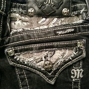 Miss Me black jeans size 25